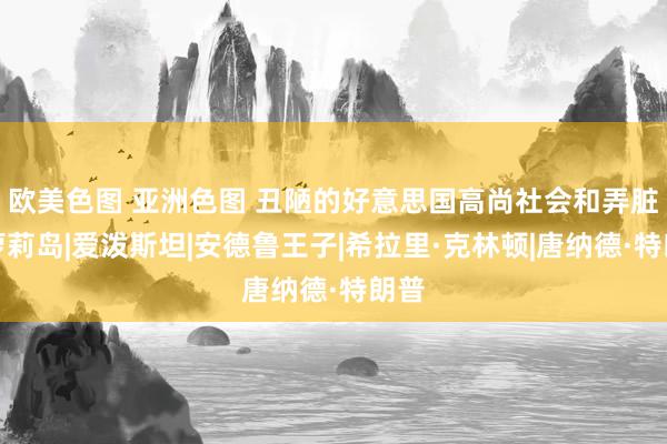 欧美色图 亚洲色图 丑陋的好意思国高尚社会和弄脏的萝莉岛|爱泼斯坦|安德鲁王子|希拉里·克林顿|唐纳德·特朗普